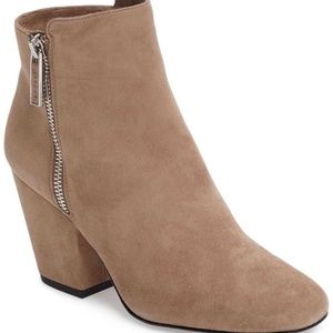 1.State Suede Zip Bootie